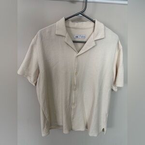 Zara menโs summer shirt size Large PTP is 20 beautiful for warm weather